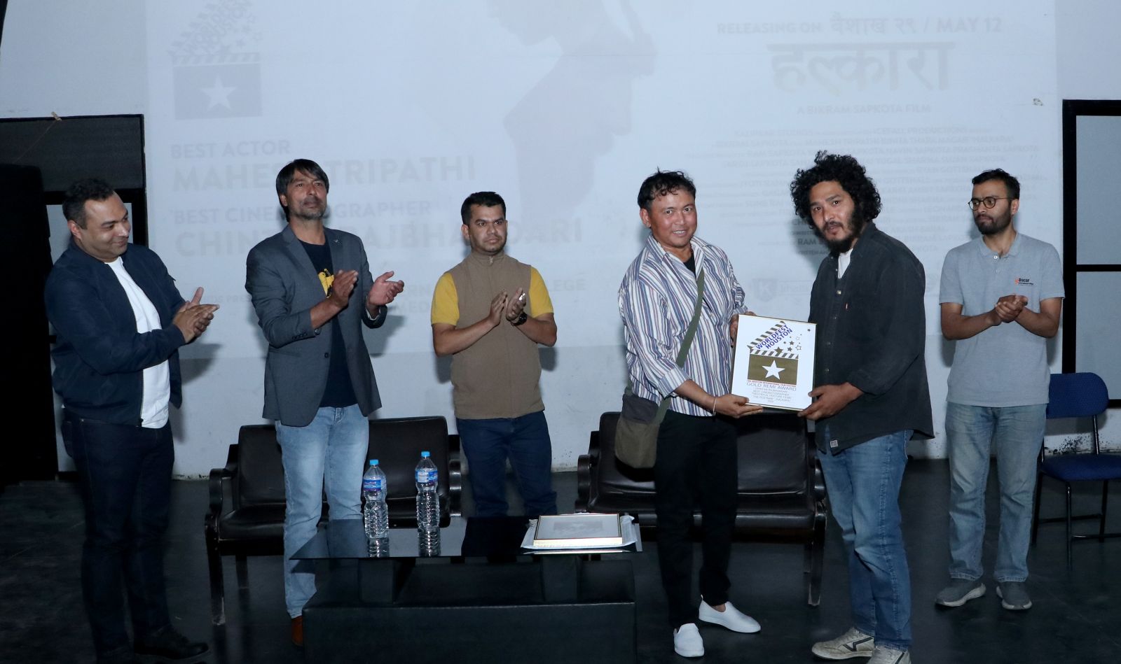 Chintan-Rajbhandari-Receiving-Award